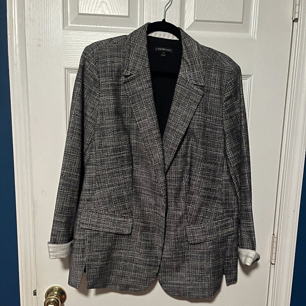 Tweed Suitcoat Plus Size